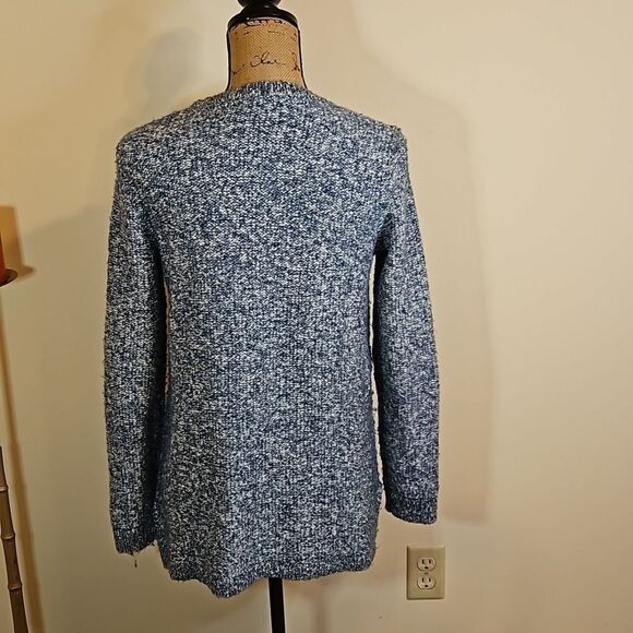 J Jill marbled gray and white oversized sweater size XS - Picture 4 of 10